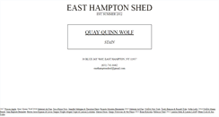 Desktop Screenshot of easthamptonshed.com