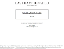 Tablet Screenshot of easthamptonshed.com